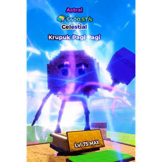 Krupuk Pagi Pagi Astral Max Level 🔮 | 400.5T/s 💸 | Kick a Lucky Block ⚡ | Fast Delivery ✅