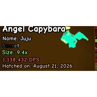 Angel capybara 