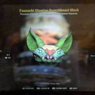 Glowing Scorchbeast Mask