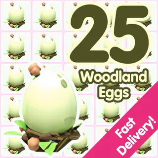 25 Woodland Eggs