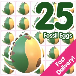 25 Fossil Eggs