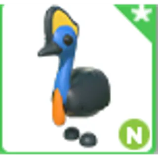 Neon Blue Cassowary