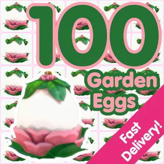 100 Garden Eggs