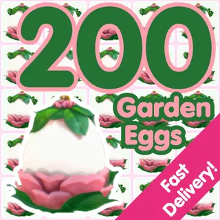 200 Garden Eggs