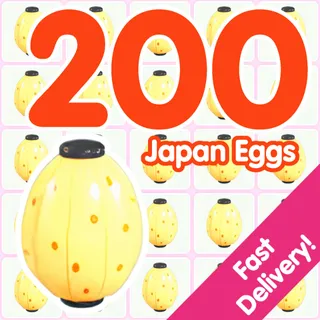 200 Japan Eggs