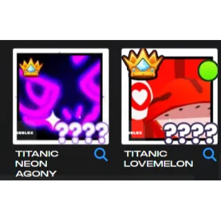 Titanic Neon Agony + Lovemelon Bundl