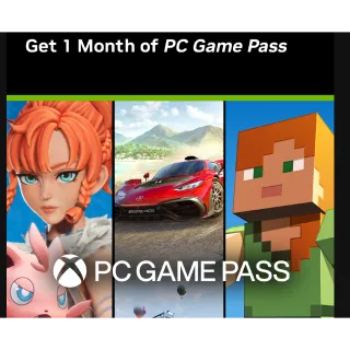 1 Month PC Gamepass 