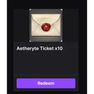 Aetheryte ticket x 10 Final Fantasy 14 xiv online code