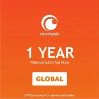 Crunchyroll Megafan 1 Year