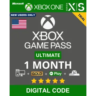 Xbox Game Pass Ultimate 1-month USA TRIAL 