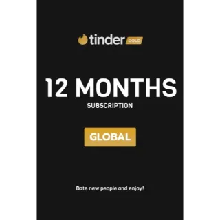 Tinder Gold 12 Months - tinder Key - GLOBAL