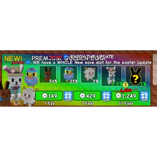 GROW A GARDEN - PREMIUM GOLDEN EGG 10x