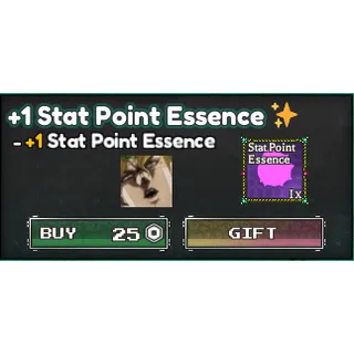 Bizarre Lineage  +1 stat point essence