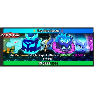 BLOX FRUITS - TRUE BLUE BUNDLE 