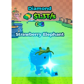 Kick a Lucky Block - strawberry elephant ( diamond )