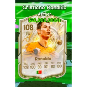 Spin a Soccer Card - cristiano ronaldo aether
