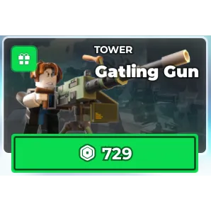 TOWER DEFENSE SIMULATOR - GATLING GUN