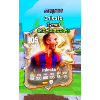 Spin a Soccer Card - tyrant iniesta