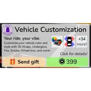 VECHICIE CUSTOMIZATION - Brookhaven RP