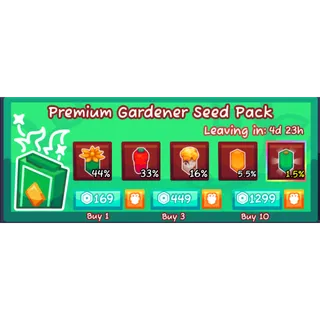 Garden Horizons   gardener seed pack 10x
