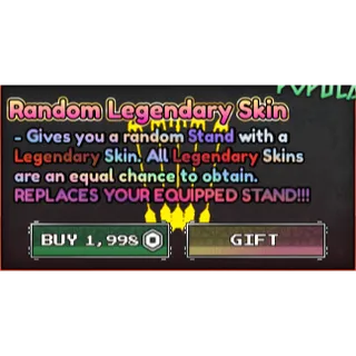 Bizarre Lineage  random legendary skin