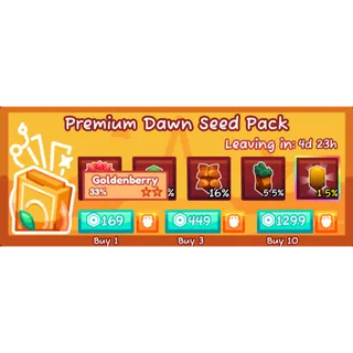 Garden Horizons   dawn seed pack 10x
