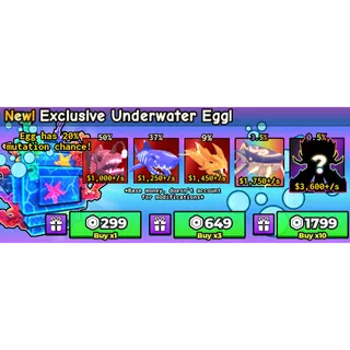 Catch And Tame  exclusive underwatert egg 10x 