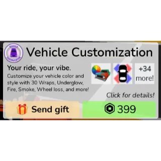 VECHICIE CUSTOMIZATION - Brookhaven RP