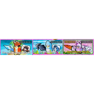 KNOCKOUT - AGENT BUNNY, SHARKIE, STRANDED CAPTAIN BUNDLE