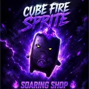 Cube Fire Sprite