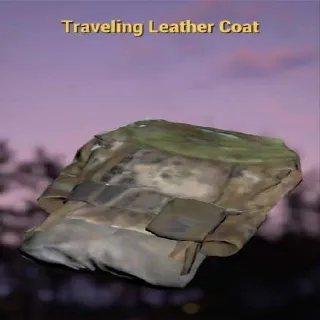 Traveling Leather Coat