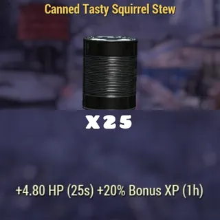 Canned Squirrel Stew