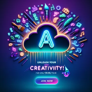 Adobe Creative Cloud 1 Year - Best Value, Full Access to All Apps