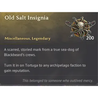 X200 Old Salt Insignia