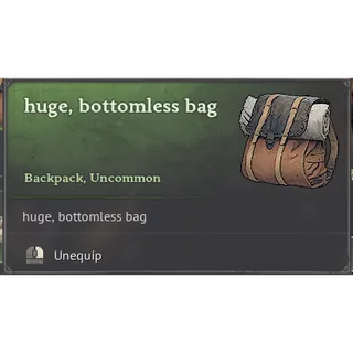 Huge Bottomless Bag