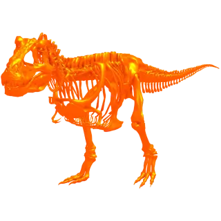 Gold Fossil Tyrannosaurus