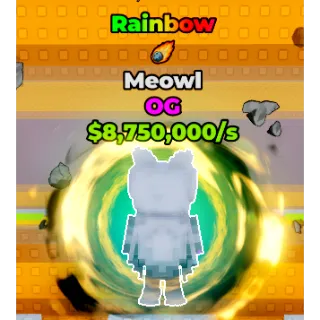 5X RAINBOW OG MEOWL 8.75M/s $2.50! - BREAK A LUCKY BLOCK!