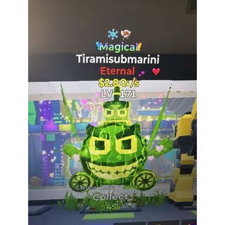 Magical tirmisubmarini lvl 170