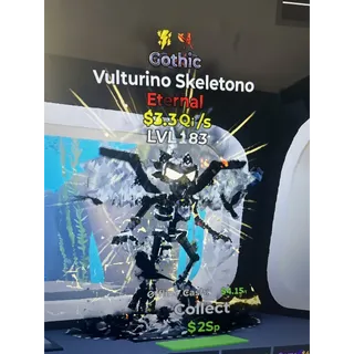 Gothic Vulturino Skeletono 2 traits lvl 183