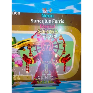 Sunculus Ferris Neon 2 traits lvl 250 36Qi