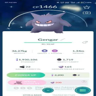 Shiny Gengar