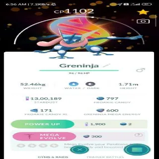 Greninja with Background
