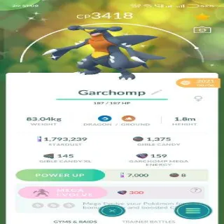 Pokemon Go Shiny Garchomp Guaranteed Lucky Trade