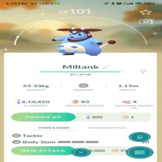Shiny Miltank Pokemon Go