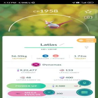 🐉 Dynamax Latias Pokemon Go