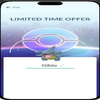 Pokémon GO - Gible Community Day Grind  XP Farm & Shiny Catch Service