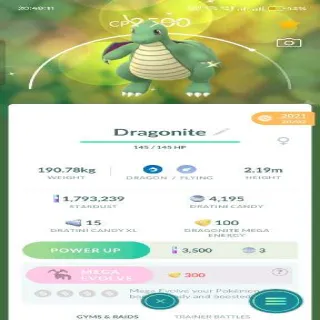 Pokemon Go Shiny Dragonite Granted Lucky Trade