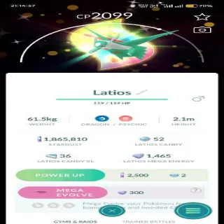 Shiny Latios Bg