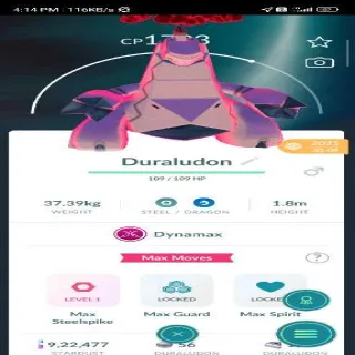 Dynamax Duraludon Pokemon Go