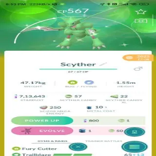 Shiny Scyther